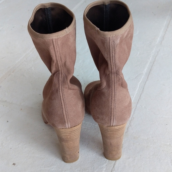 STUART WEITZMAN Peep Toe Ankle Heeled Boots - Picture 11 of 17